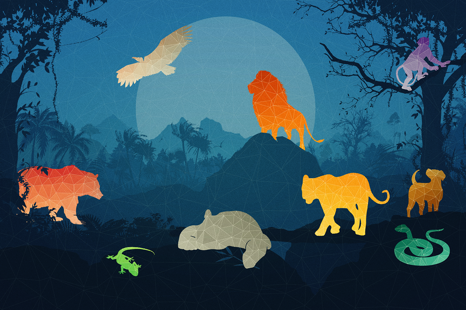 blockchainzoo geometric animals